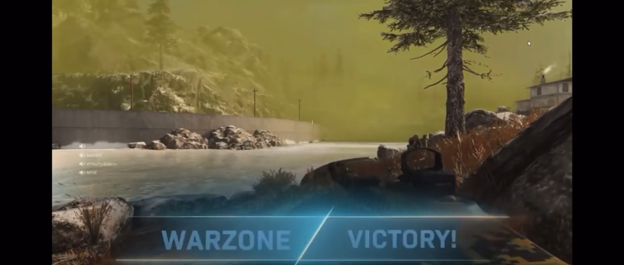 I've only one a single Warzone match so far.