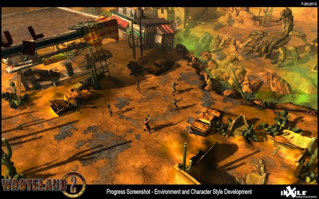 Wasteland 2 first screen