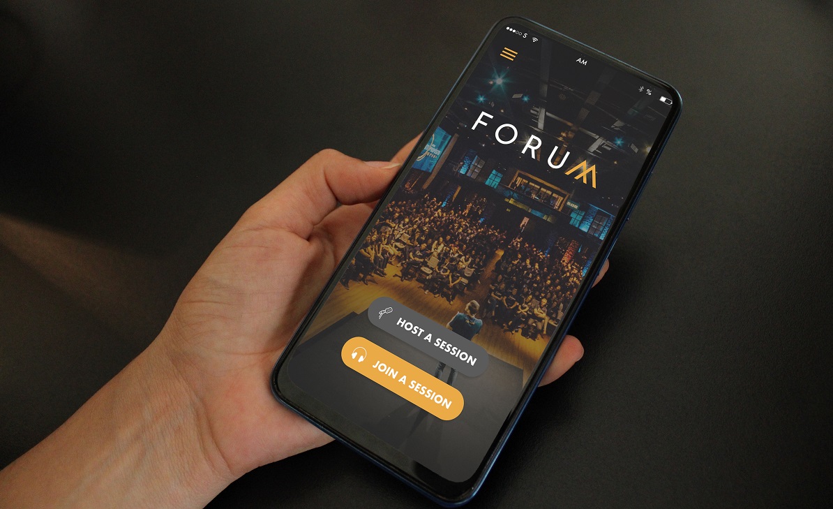 Waverly Labs does real-time translation with its Forum app.