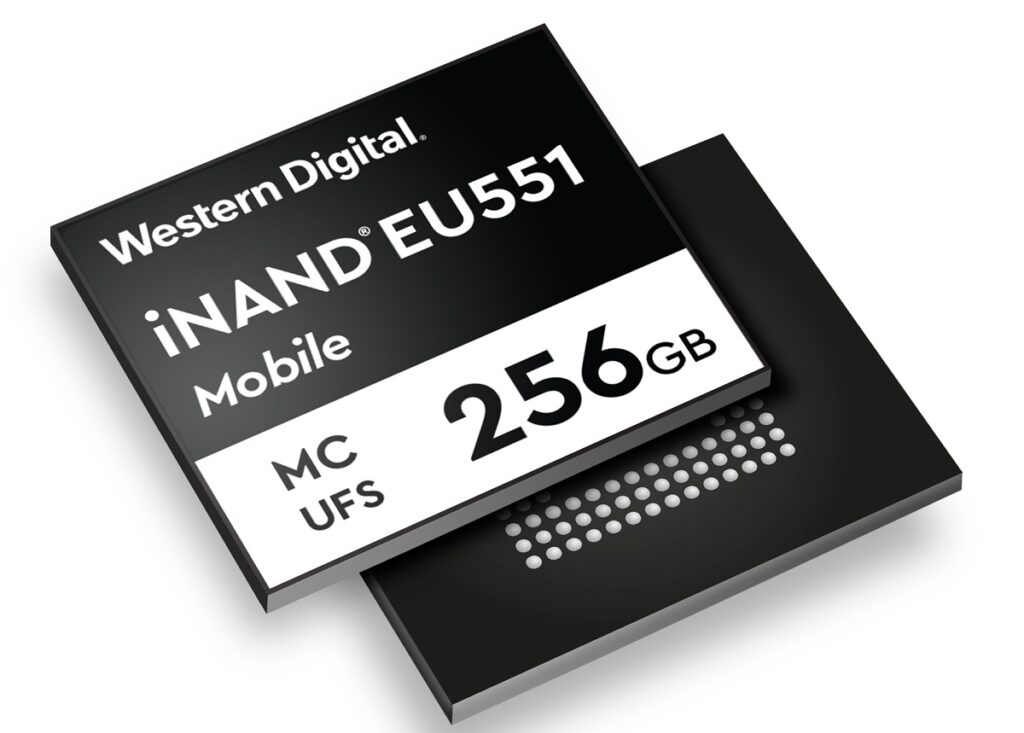 Western Digital's iNAND EU551 mobile storage product.