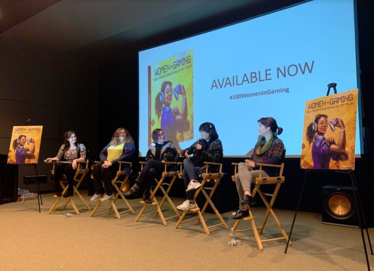 Women in Gaming panel at Crystal Dynamics.