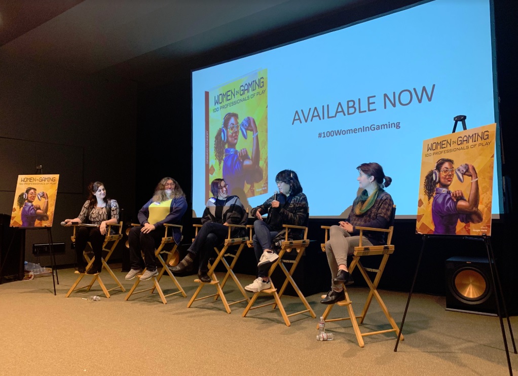 Women in Gaming panel at Crystal Dynamics.