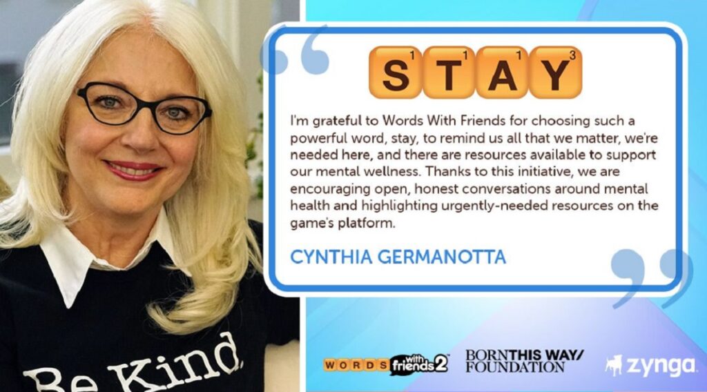 Cynthia Germanotta, mother of Lady Gaga and cofounder of Born This Way Foundation.
