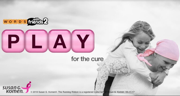 Words With Friends 2 will let you play with Pink Ribbon tiles to raise breast cancer awareness.