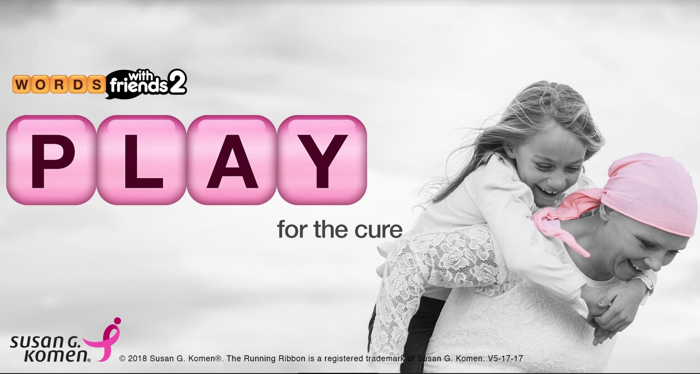 Words With Friends 2 will let you play with Pink Ribbon tiles to raise breast cancer awareness.