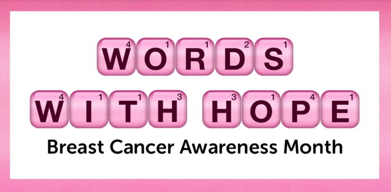 Words With Hope is a Zynga campaign to fight breast cancer.