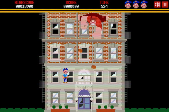 Fix-It Felix Jr. flash game