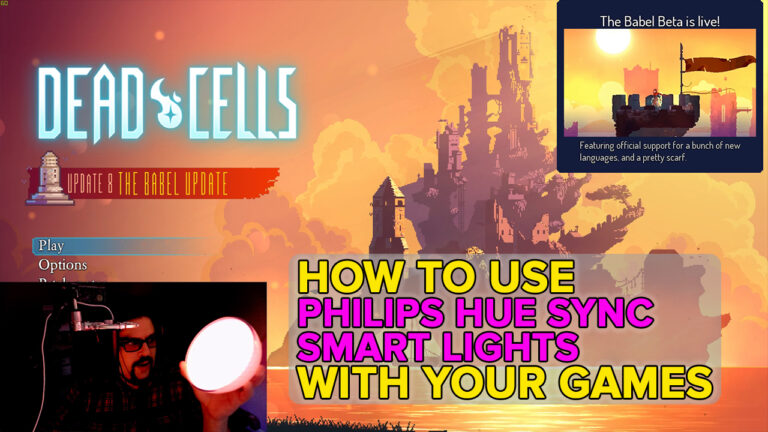 Syncing lights with your games and movies is an immersive experience.