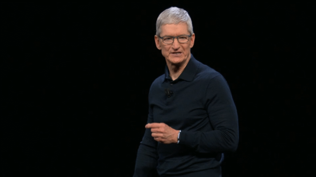 Tim Cook at Apple's Worldwide Developer Conference (WWDC) 2018