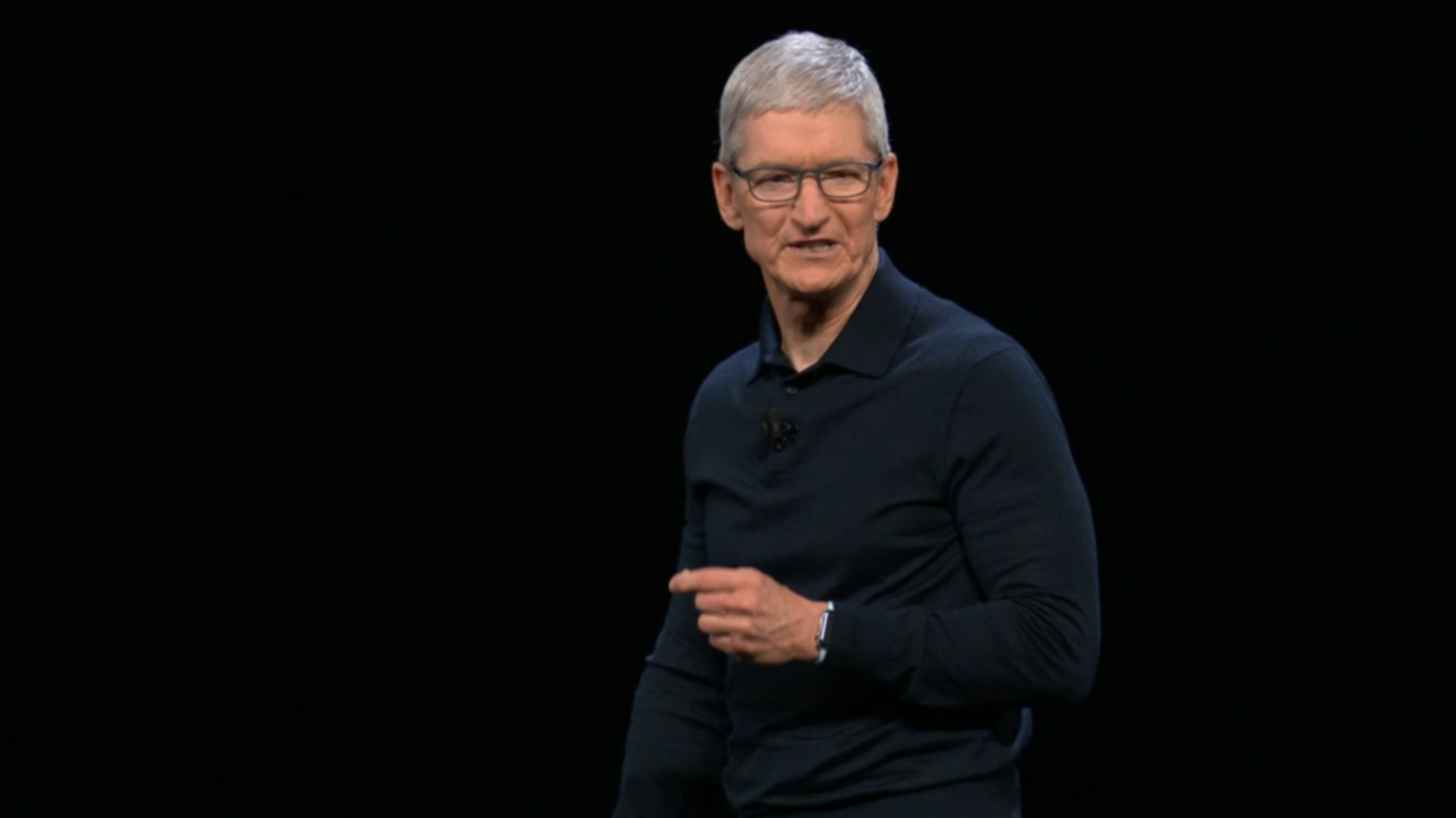 Tim Cook at Apple's Worldwide Developer Conference (WWDC) 2018