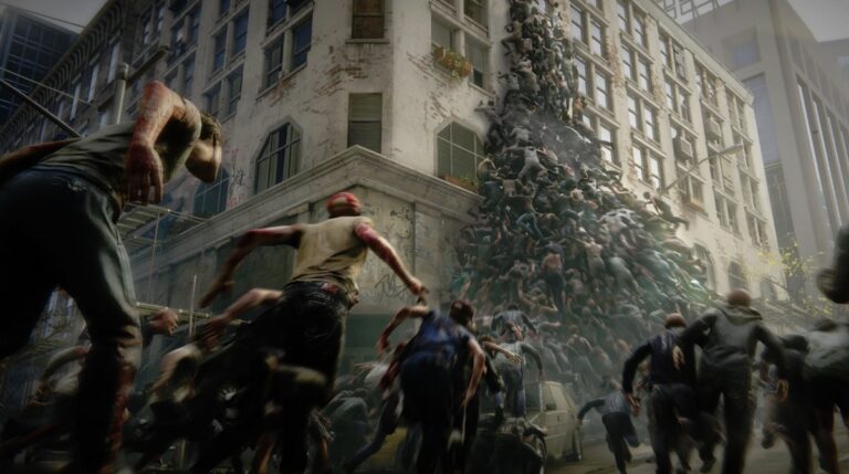 Zombies swarm in smart ways in World War Z.