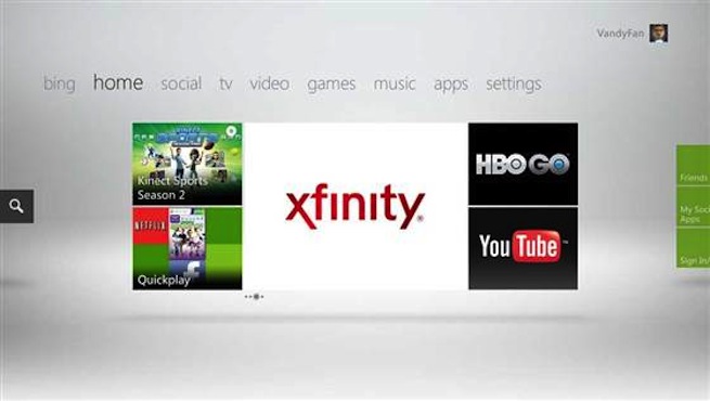 Xbox Live Comcast