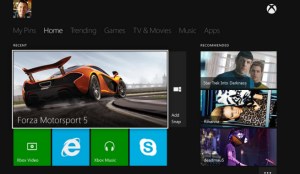 Xbox Live user interface