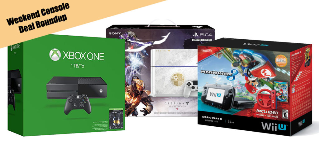 Weekend deals on Xbox One, PlayStation 4, & Wii U bundles (up to $40 off)