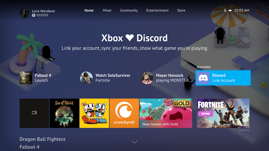 Discord and Xbox Live together at last.