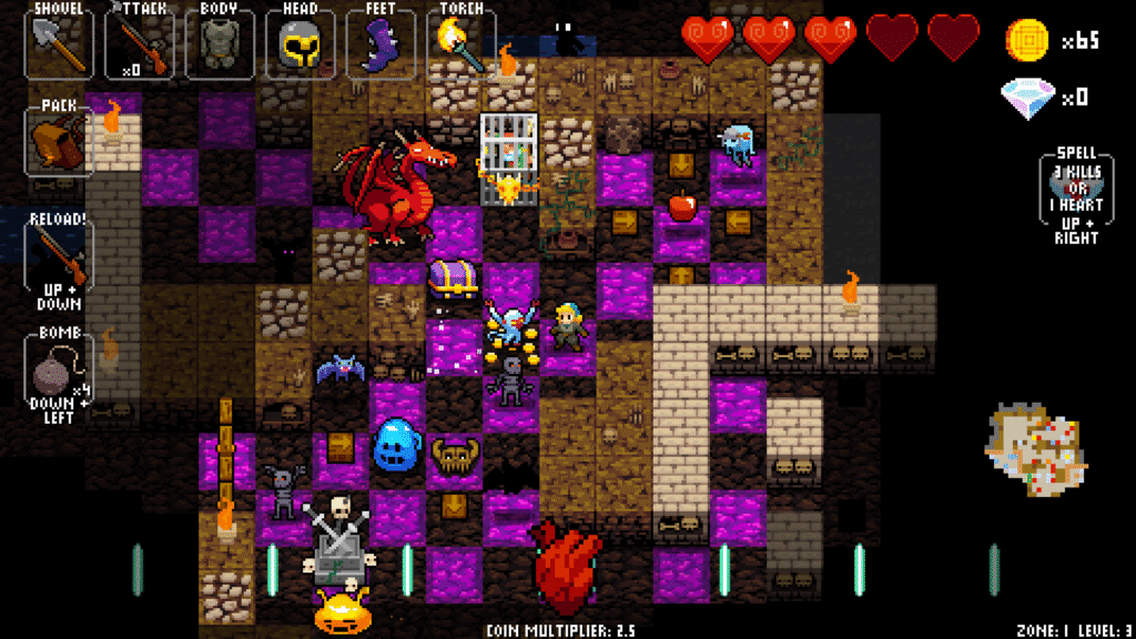 I think Crypt of the NecroDancer hates me, but I still love it