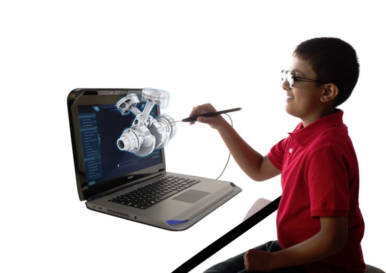 Zspace lets users engage with VR/AR content on a laptop.
