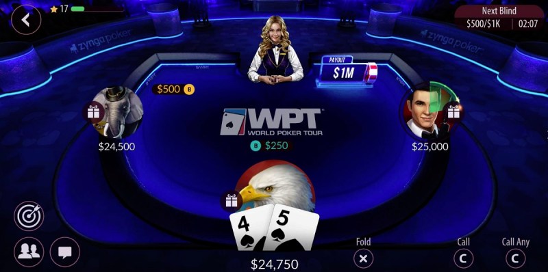 Zynga Poker is introducing Spin and Win.