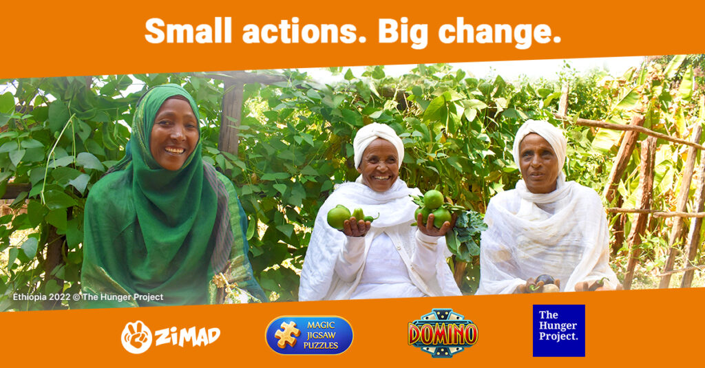 ZiMad has teamed with The Hunger Project on World Hunger Day.