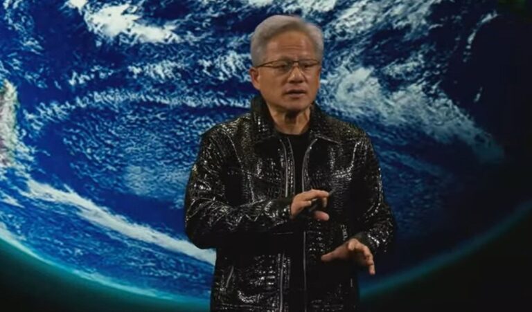 Jensen Huang, CEO of Nvidia, explains the three-computer solution.