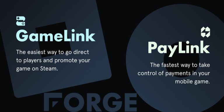 Forge GameLink and PayLink enable direct-to-consumer for games.