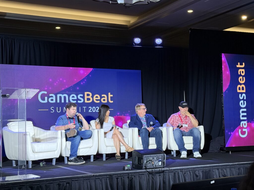 The Hollywood and Games panel at GamesBeat Summit 2025.