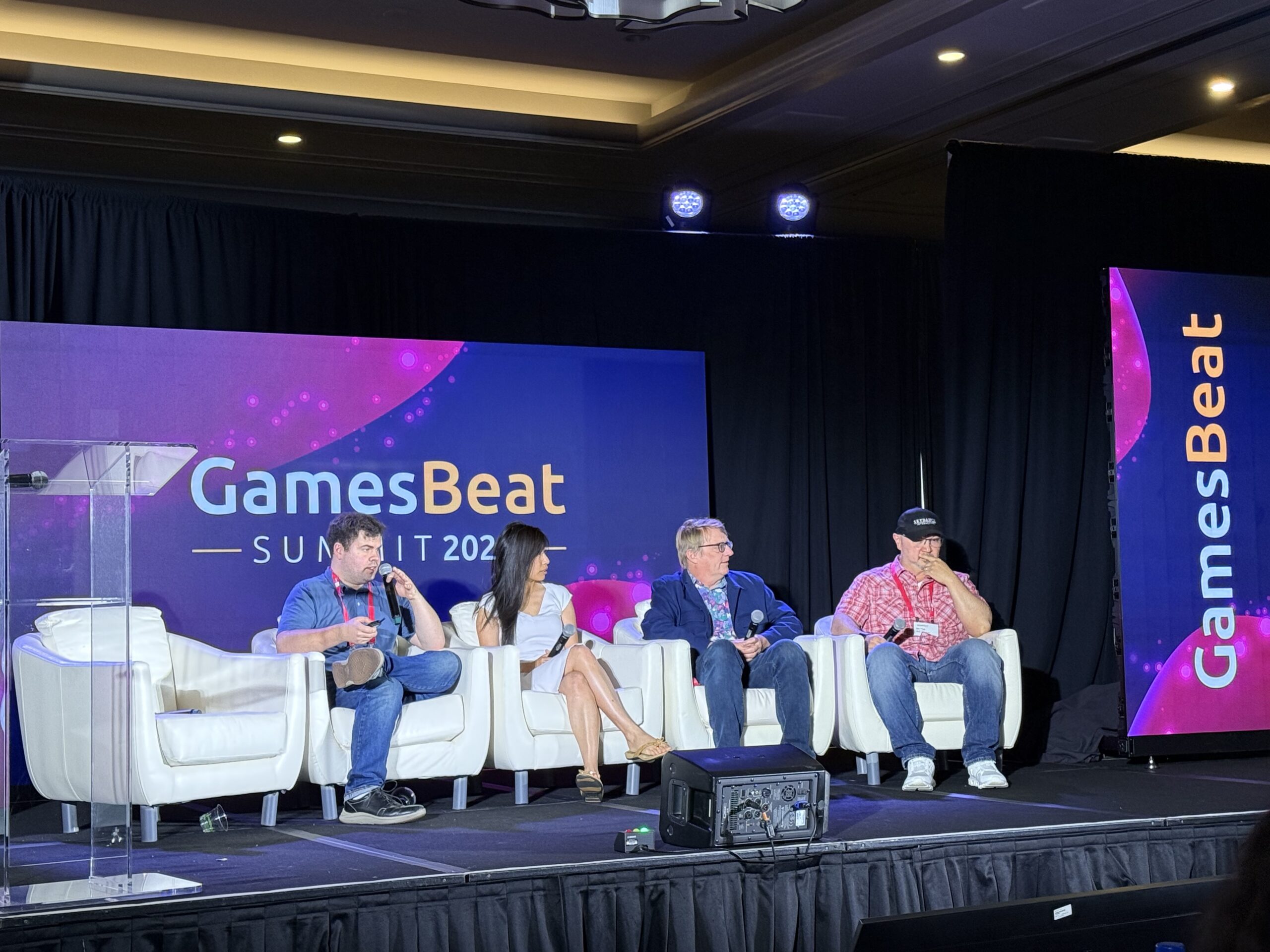 The Hollywood and Games panel at GamesBeat Summit 2025.