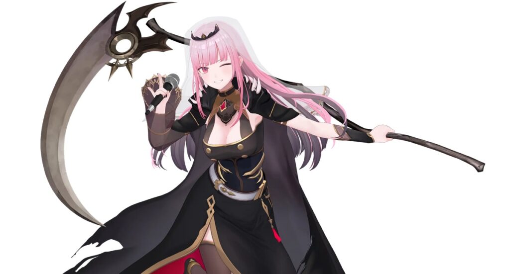 Mori Calliope is a VTuber who sings in English.