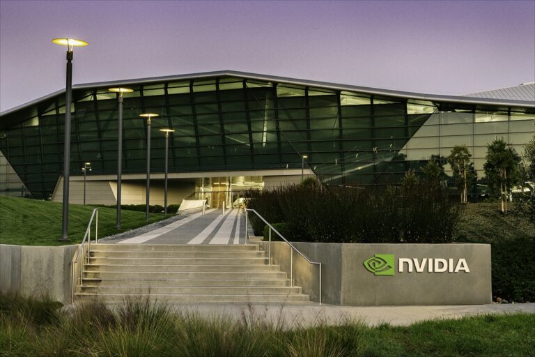 Nvidia's Endeavor headquarters building in Santa Clara, California.
