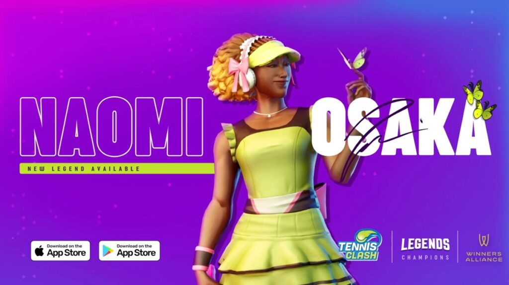 Naomi Osaka will be in Tennis Clash.