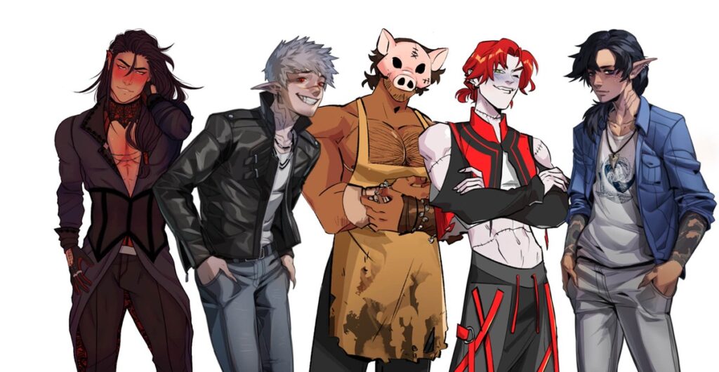 Popular characters on Dorian.