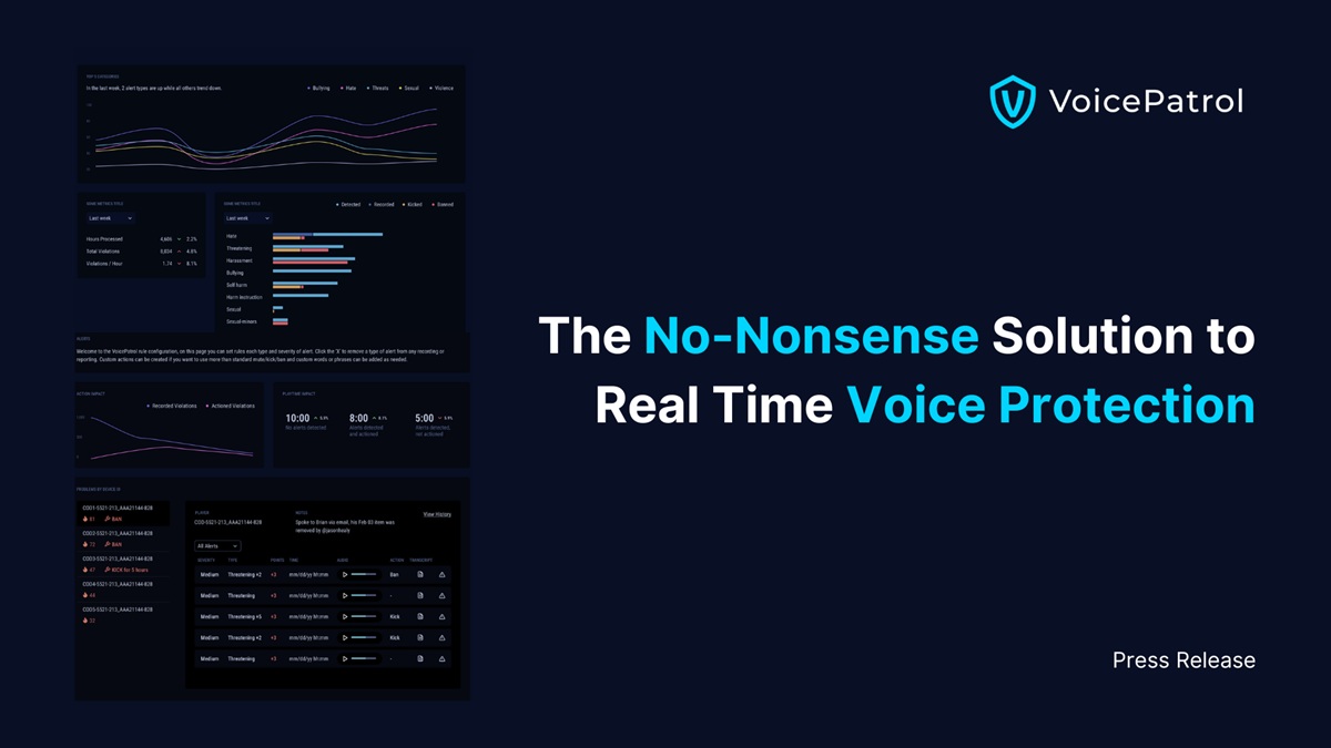 VoicePatrol is launching an affordable voice moderation solution.