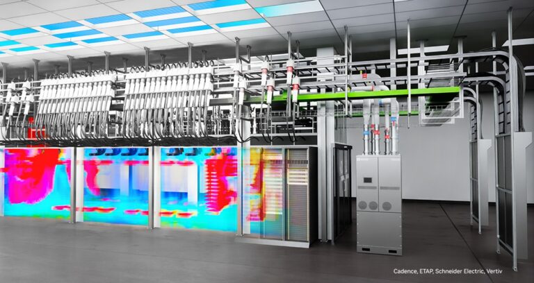 Nvidia is creating digital twins of AI factories via Omniverse.
