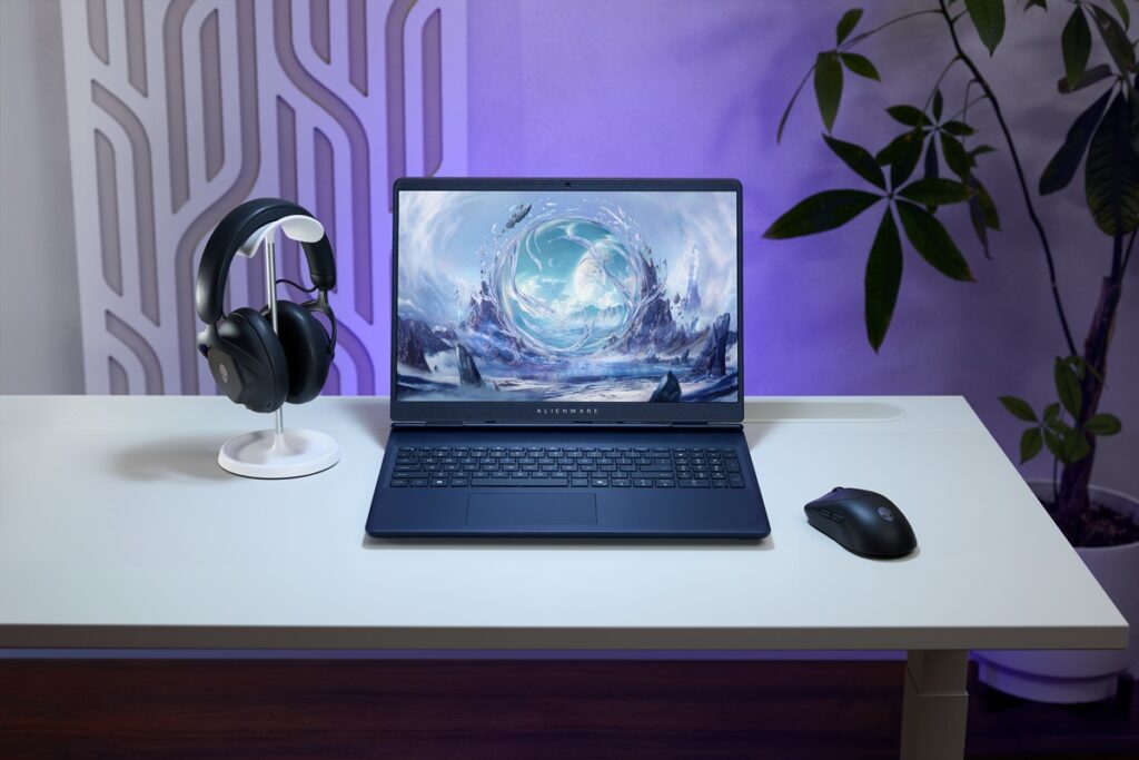 Alienware 16 Aurora laptop is a mid-range gaming machine.