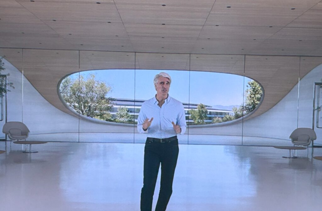 Craig Federighi at Apple WWDC 2025.