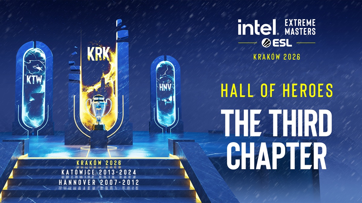 Intel Extreme Masters is moving to Krakow, Poland.