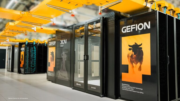 Nvidia's Gefion supercomputer for Europe.
