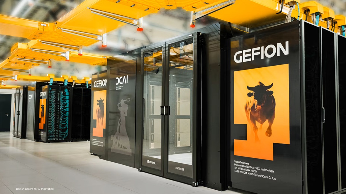 Nvidia's Gefion supercomputer for Europe.
