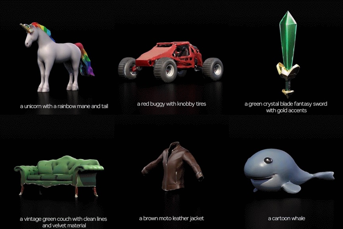 Roblox shows off fully textured meshes.
