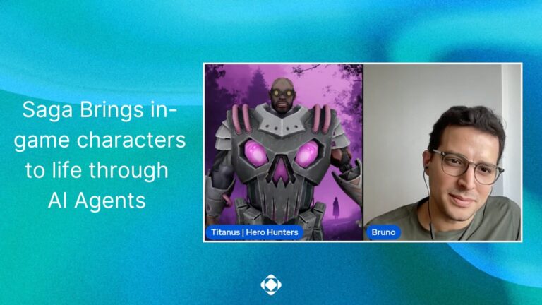 Saga is aiming for blending AI and games.