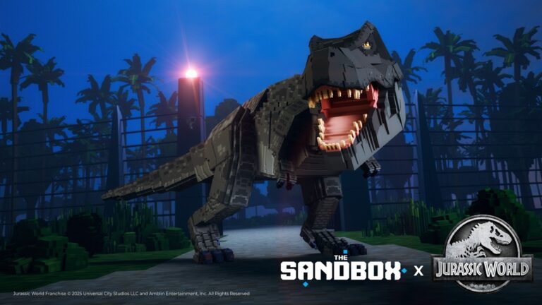 The Sandbox is teaming up with Jurassic World.