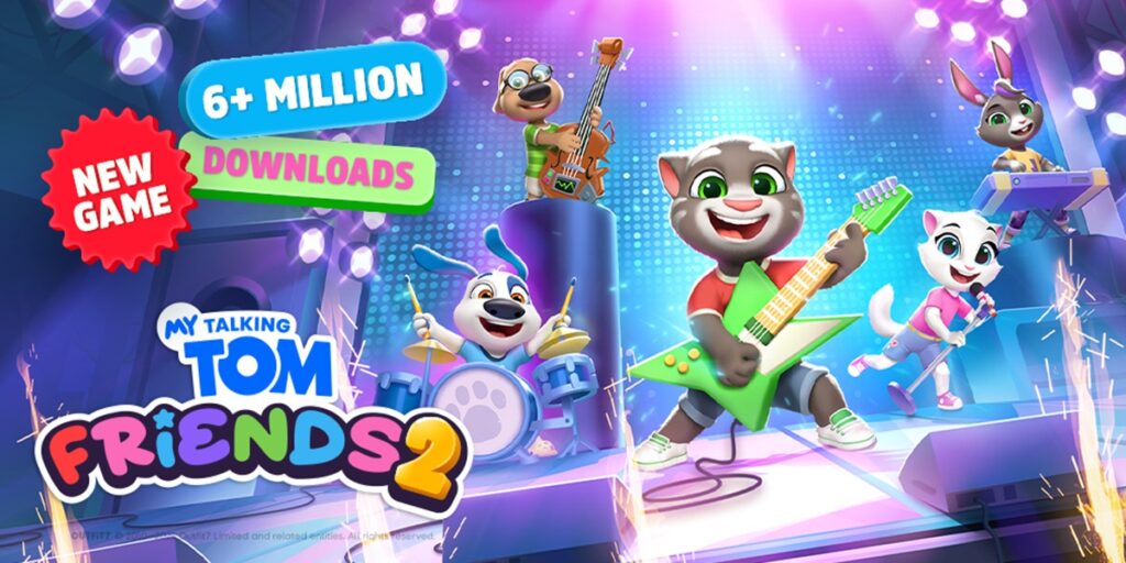 My Talking Tom Friends 2 hits 6 million downloads in 1st week