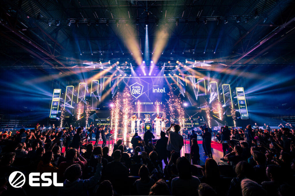ESL One audience in Birmingham from 2024