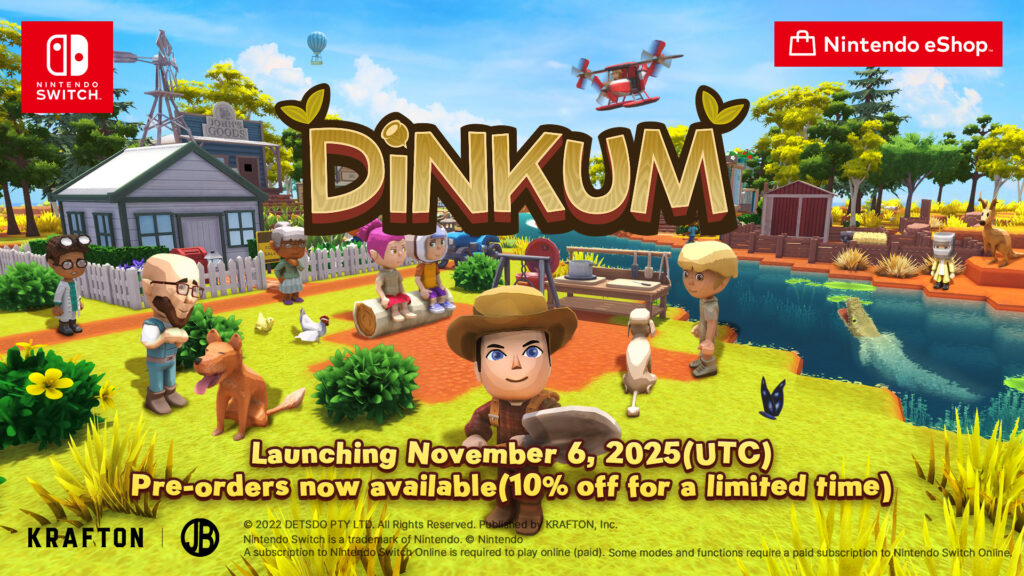 Aussie-inspired survival game Dinkum comes to Switch in November