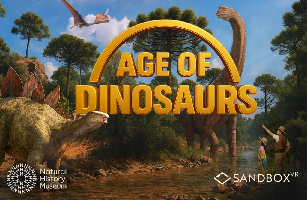 Sandbox VR teams with Natural History Museum London for Age of Dinosaurs VR