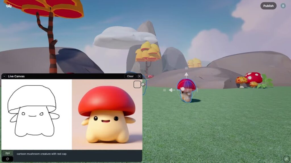 Nilo brings your ideas to life with simple text prompts