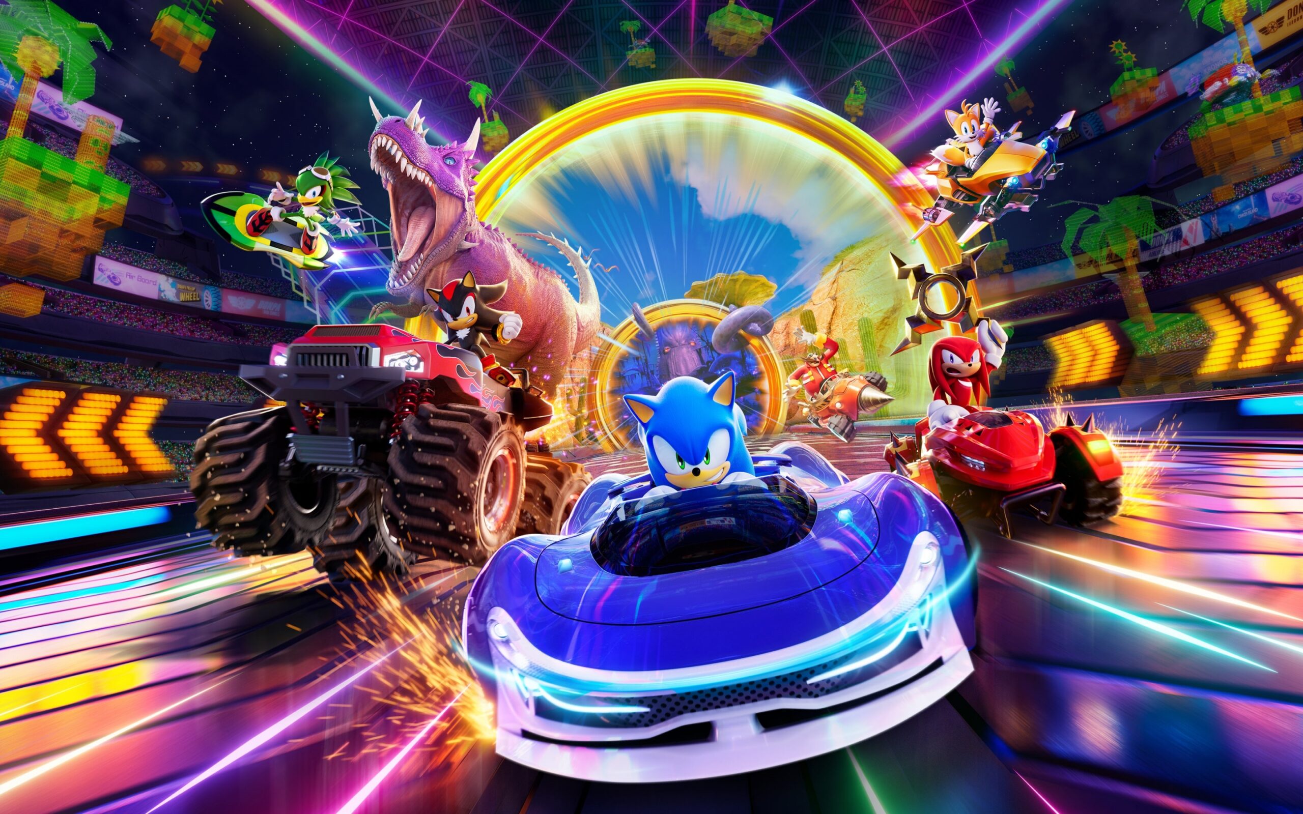 Sonic Racing: CrossWorlds key art