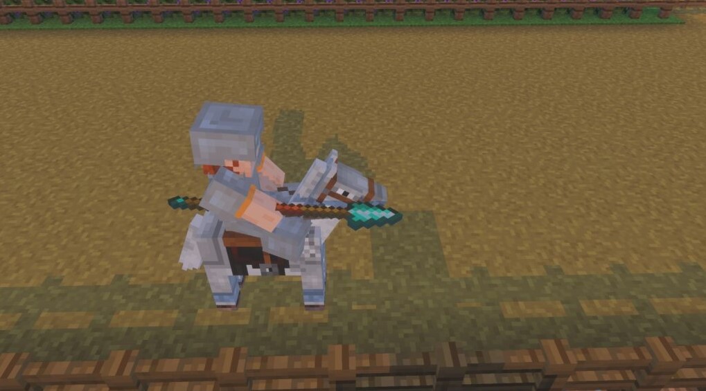 spear weapon in Minecraft
