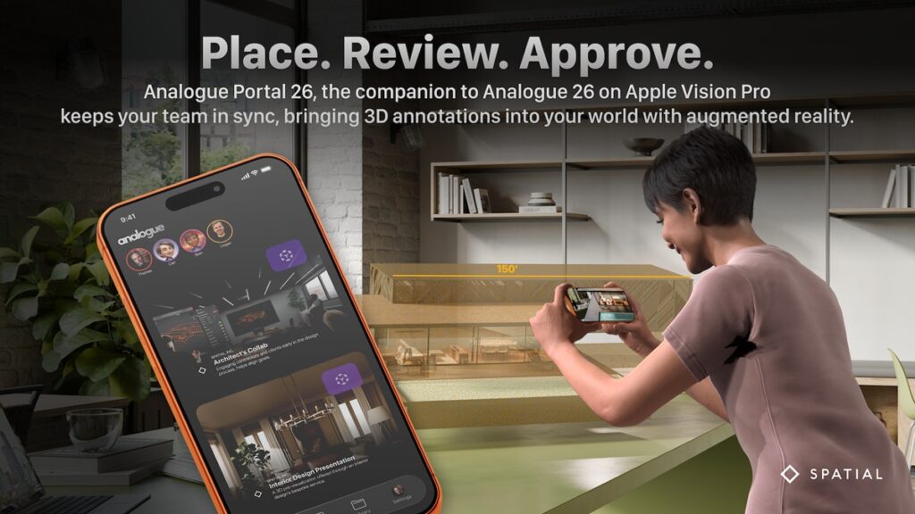 Spatial launches design app Analogue 26 for Apple Vision Pro and iPhone
