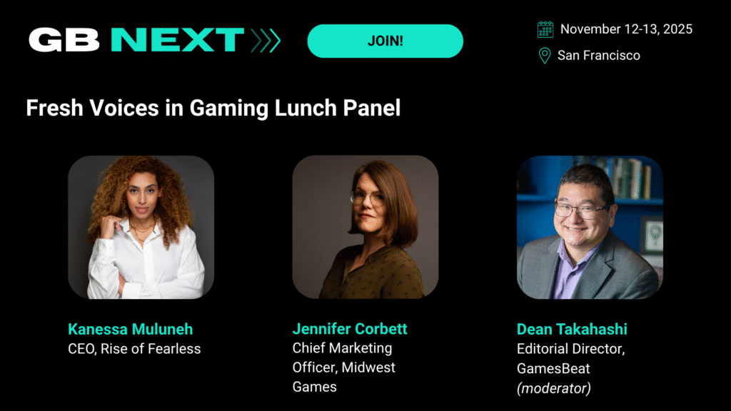 Introducing the Fresh Voices in Gaming Lunch at GamesBeat Next